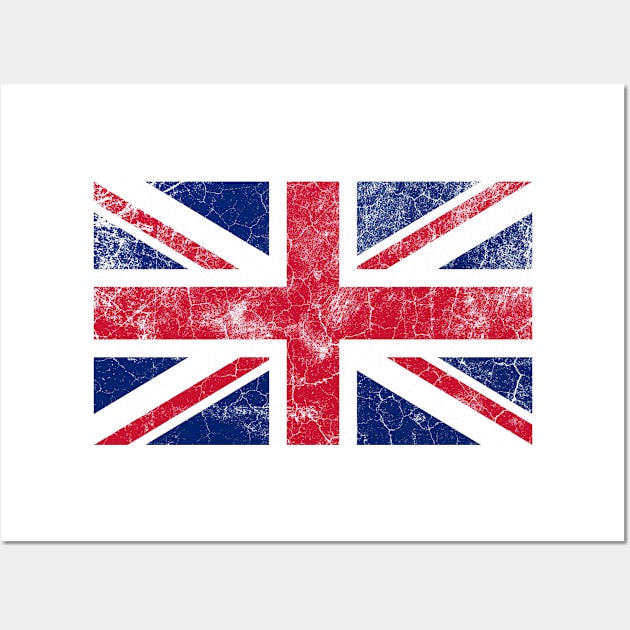 union jack - used look Wall Art by FNO